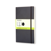 Notebook blank 13 x 21cm | black | Moleskine L soft cover 313060