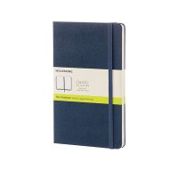 Notebook blank 13 x 21cm | blue | Moleskine L hard cover 313063