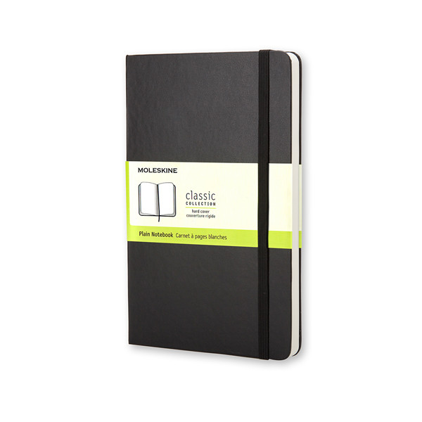Notebook blank 13 x 21cm | blue | Moleskine L hard cover 313059 - 1