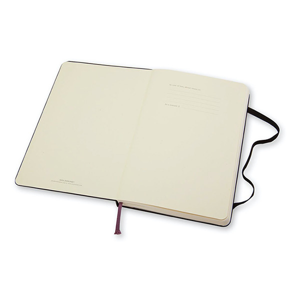 Notebook blank 13 x 21cm | blue | Moleskine L hard cover 313059 - 2
