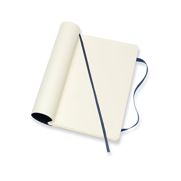 Notebook blank 13 x 21cm | blue | Moleskine L soft cover 313064 - 3