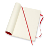 Notebook blank 13 x 21cm | red | Moleskine L soft cover 313062 - 3