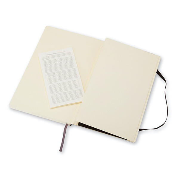 Notebook blank 9 x 14cm | black | Moleskine pocket soft cover 313054 - 3