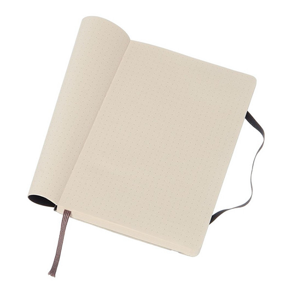 Notebook bullet journal 13 x 21cm | black | Moleskine L soft cover 313087 - 3