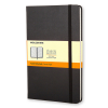 Notebook lined 13 x 21cm | black | Moleskine L hard cover