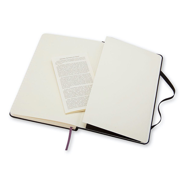 Notebook lined 13 x 21cm | black | Moleskine pocket hard cover 313073 - 4