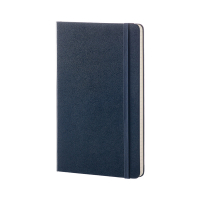Notebook lined 13 x 21cm | blue | Moleskine L hard cover 313077