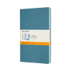 Notebook lined 13 x 21cm | blue | Moleskine L soft cover | 3-pack