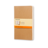 Notebook lined 13 x 21cm | brown | Moleskine L soft cover | 3-pack 313098 - 1
