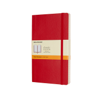 Notebook lined 13 x 21cm | red | Moleskine L soft cover 313076