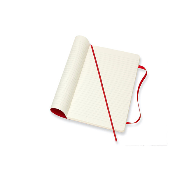 Notebook lined 13 x 21cm | red | Moleskine L soft cover 313076 - 3