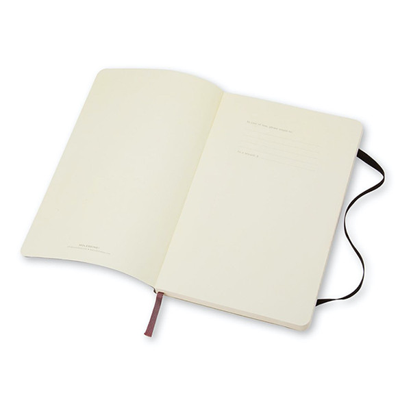 Notebook lined 9 x 14cm | black | Moleskine pocket soft cover 313068 - 2