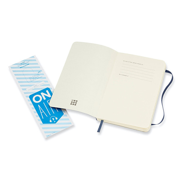 Notebook lined 9 x 14cm | blue | Moleskine pocket soft cover 313072 - 2