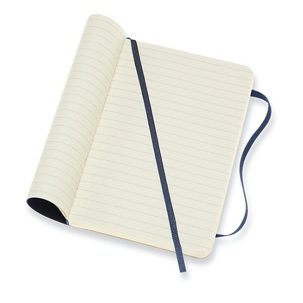 Notebook lined 9 x 14cm | blue | Moleskine pocket soft cover 313072 - 3