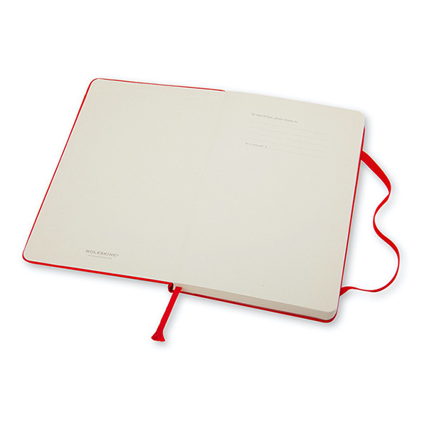 Notebook lined 9 x 14cm | red | Moleskine pocket hard cover 313069 - 2