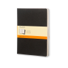 Moleskine black XL lined hard cover notebook (3-pack)
