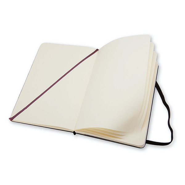 Moleskine black large blank hard cover notebook IMQP062 313059 - 3