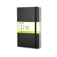 Moleskine black large blank hard cover notebook IMQP062 313059