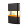 Moleskine black lined hard cover pocket notebook
