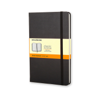 Moleskine black lined hard cover pocket notebook IMMM710 313067
