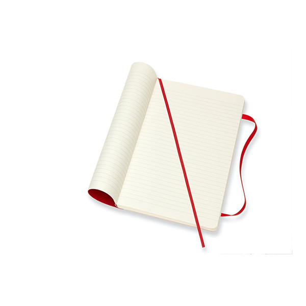 Moleskine red large lined soft cover notebook IMQP616F2 313076 - 3