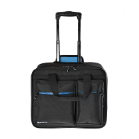 Monolith 3317 Blue Line black/blue laptop trolley, 15.6 inch 2000003317 068516