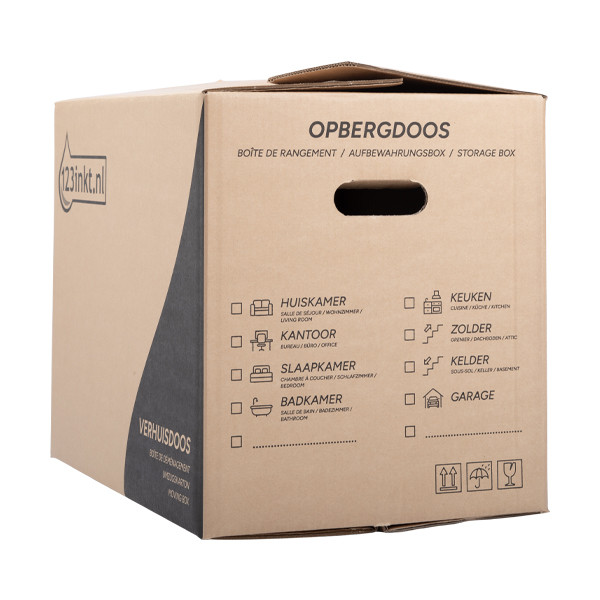 Moving boxes with double bottom | brown | 123ink | 5-pack 301613 - 2