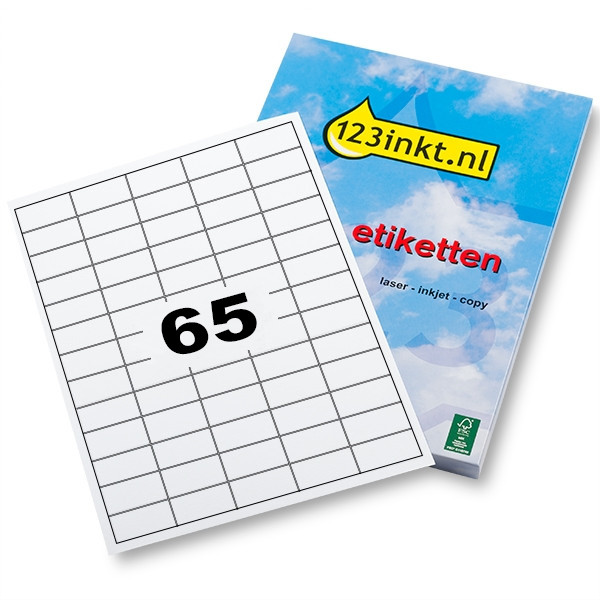 Multi-purpose labels (38 x 21.2mm) | 123ink | 65,000 labels 060237 - 1
