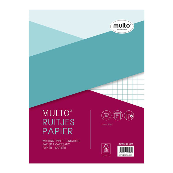 Multo A4 squared ring binder paper, 23 ring (50-sheets) **Clearance** 205689 - 1