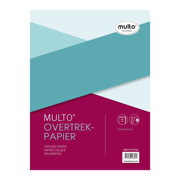 Multo A4 transparent tracing paper, 23 ring (50-sheets) 3007310760 205690 - 1
