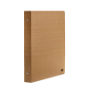 Multo Kraft brown A4 ring binder with 23 O-rings 205708 - 1