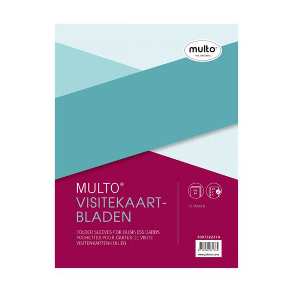 Multo show bag A4 for business cards (10-pack) 3007322370 234662 - 1