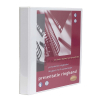 Multo white presentation ring binder with 23 O-rings 205678 - 1