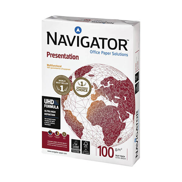 Navigator Presentation A4 smooth white, 100gsm (500 sheets) 425224 - 1