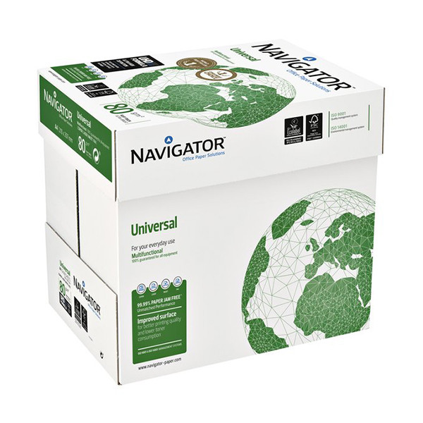 Navigator Universal white A4 paper, 80g (2,500 sheets) Navigatordoos 425790 - 1
