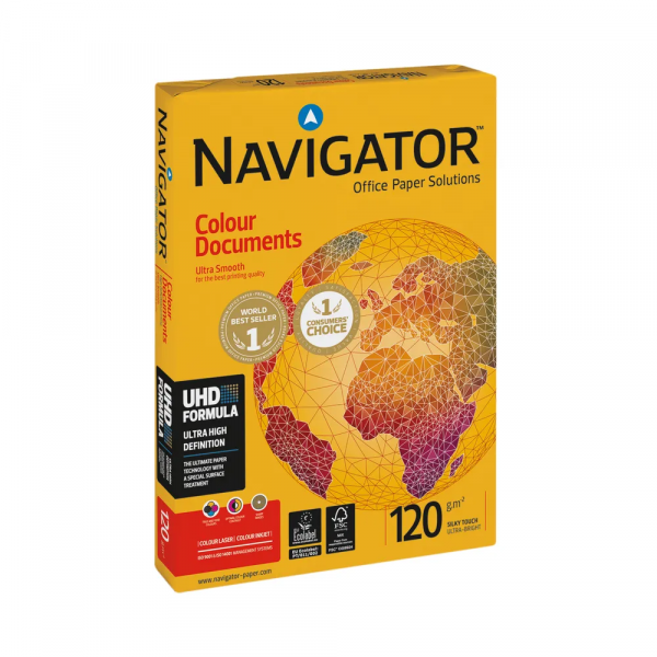 Navigator colour A4 documents paper, 120g (250 sheets) NAVA4120 065252 - 1