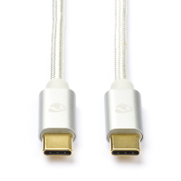 Nedis Apple iPhone USB-C to USB-C 2.0 white charging cable, 1 metre CCTB60800AL10 M010214192
