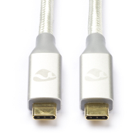 Nedis Apple iPhone USB-C to USB-C 3.2 white charging cable, 1 metre CCTB64020AL10 M010214188