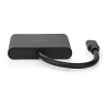 Nedis USB-C, USB-A, HMDI black docking station, 0.1m K010214335 - 2