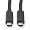 Nedis USB-C to USB-C  black charging cable, 2m K010214187 - 1
