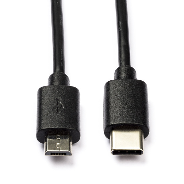 Nedis black USB-C to Micro USB cable, 1m N010214003 - 1