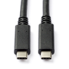 Nedis black USB-C to USB-C cable, 1m N010214020 - 1