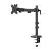 Neomounts Nero Quick Fix black monitor arm for 1 monitor (with clamp and desk grommet) 204015 - 2