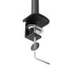 Neomounts Nero Quick Fix black monitor arm for 1 monitor (with clamp and desk grommet) 204015 - 4