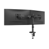 Neomounts Nero Quick Fix black monitor arm for 2 monitors (with clamp and desk grommet) 204016 - 3