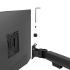 Neomounts Nero Quick Fix black monitor arm for 3 monitors (with clamp and desk grommet) 204017 - 5