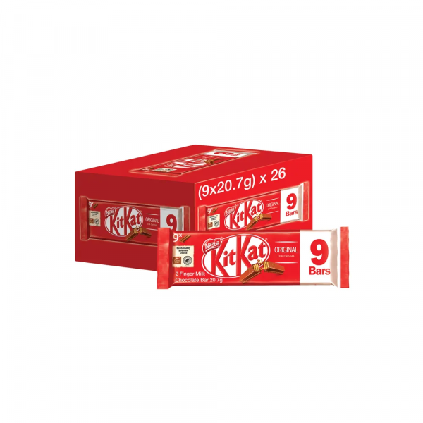 Nestle milk chocolate 2 finger Kitkats (9-pack) 12339411 500716 - 1