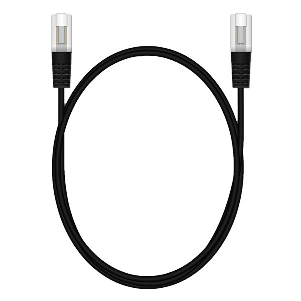 Network cable (1.5m) | Cat6 U/UTP | MediaRange black 361050 - 1