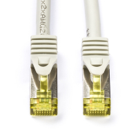 Network cable grey, S/FTP Cat7, 0.5m 91576 CCGP85420GY05 MK7001.0.5G K010614037