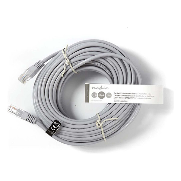 Network cable grey, UTP Cat5e, 15m CCGT85000GY150 400264 - 2